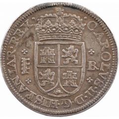 4 Reales `Maria` Segovia - Carlos II milled