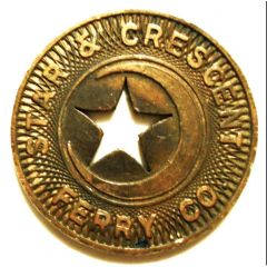 1 Fare - Star and Crescent Ferry Co. San Diego, California