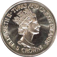 5 Crowns - Elizabeth II 40th Anniversary of Coronation