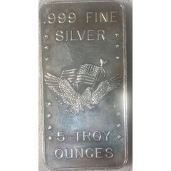 1981 San Francisco Assay Office 5 Ounce Bar