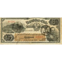 5 Pesos ABNC print
