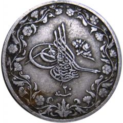 5⁄10 Qirsh - Abdul Hamid II