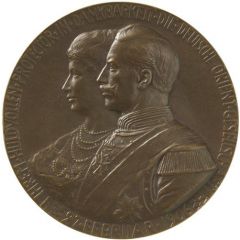 Visit of the imperial couple at the German Oriental Society in Berlin