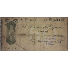 50 Pesetas Banco de España - Bilbao