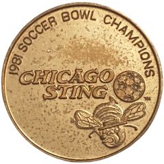 Medal - Chicago Sting 1981 Soccer Bowl Champions