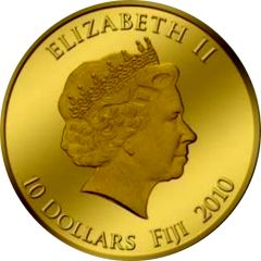 10 Dollars - Elizabeth II - Seated Scribe