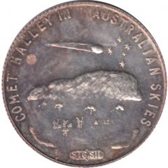 Medal - Comet Halley Australian Visit 1985 - 1986