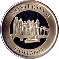 Medal - Canal Houses - Amsterdam Holland Nederland Pays-Bas