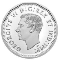 5 Cents In the name of George VI, D-Day, Coloured