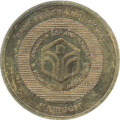 1 Ringgit - Agong XIV Yayasan Sabah