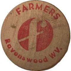 Wooden Nickel - Farmers Ravenswood, West Virginia