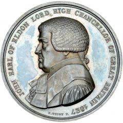 Medal - George IV Earl of Eldon, silver