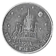 Mardi Gras Token - Krewe of Iris When You Wish Upon a Star, New Orleans, Louisiana