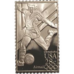 28 Cents Airmail - Olympics `84 USA Soccer