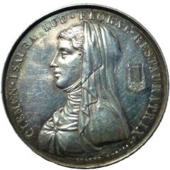 Médaille - Clémence Isaure, restauratrice des Jeux Floraux de Toulouse
