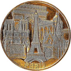 Monnaie de Paris Tourist Token - Paris Les 6 monuments
