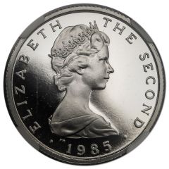 1 Pound - Elizabeth II Ramsey - Machin Head, Platinum Proof