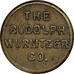 Jukebox Token - The Rudolph Wurlitzer Co. North Tonawanda, New York