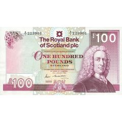 100 Pounds Royal Bank of Scotland