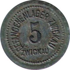 5 Pfennig - Zwickau Gefangenenlager