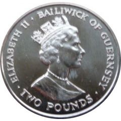 2 Pounds - Elizabeth II The Queen Mother`s 90th Birthday