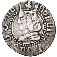 Groat - Ferdinand II three pointed crown