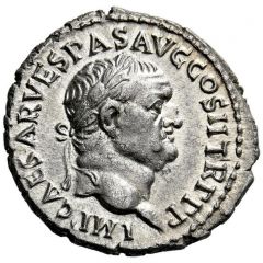 Denarius - Vespasian PACI AVGVSTAE, Victory
