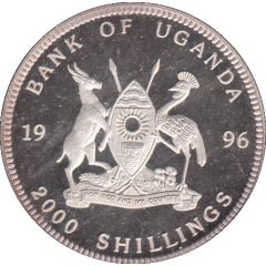 2000 Shillings Zebra