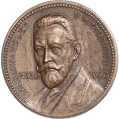 Medal - Chancellor Theobald von Bethmann-Hollweg, Reichstag session on 4 August 1914