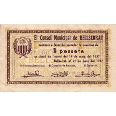 1 Peseta Bellserrat