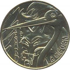Jeton Touristique - Monnaie de Paris - Jean de la Fontaine - Le Renard et la Cigogne