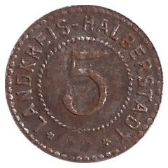 5 Pfennig - Halberstadt