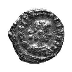 Nummus with cross