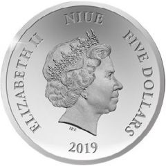 5 Dollars - Elizabeth II Detail of Christmas Eve