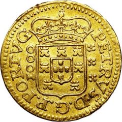1000 Réis `Quartinho` - Pedro Prince Regent Lisboa mint