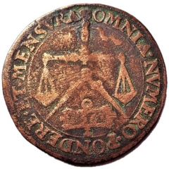 Philip II of Spain - Token of the Finance Office, Flanders