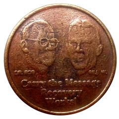 Affirmation Medallion - Carry The Message - Recovery Works!