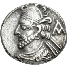 Tetradrachm - Vologases III monogram A