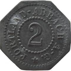 2 Pfennig - Abbach Portland-Abbach A. G.