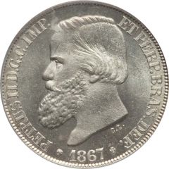 200 Réis - Pedro II