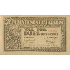 2 Pesetas Pallejà
