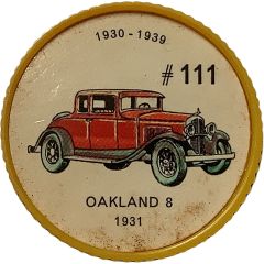 Token - Jell-O #111, Oakland 8