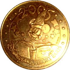 Monnaie de Paris Tourist Token - Disneyland Resort Paris 2005