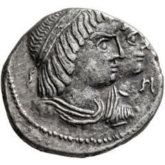 Didrachm - Obodas III and Hagaru I