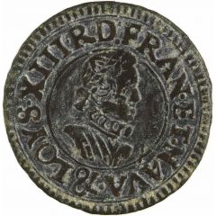 Denier Tournois - Louis XIII Aix, 1st type
