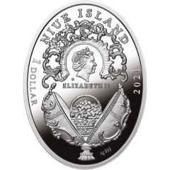 1 Dollar - Elizabeth II Twelve Monograms Egg