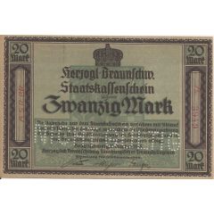 20 Mark Staatskassenschein