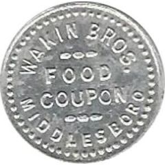 1 Cent - Food Stamp Wakin Bros.