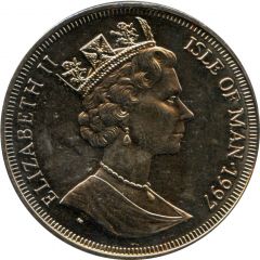 1 Crown - Elizabeth II Golden Wedding