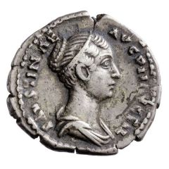 Denarius - Faustina the Younger PVDICITIA, Pudicitia